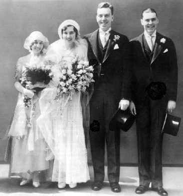Wedding party, April 18, 1931